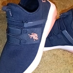 Us polo assn slide on sneakers